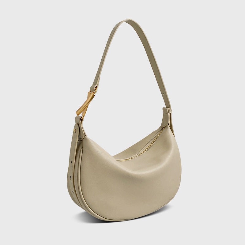 Borsa Dumpling in Vera Pelle Bovina — Tracolla Urban Chic