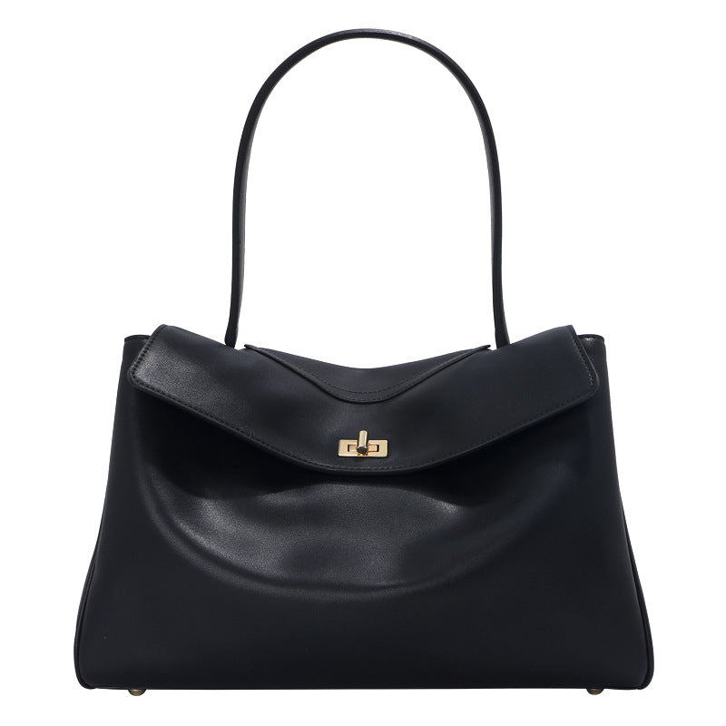 Borsa tote sofisticata e capiente,in vera pelle