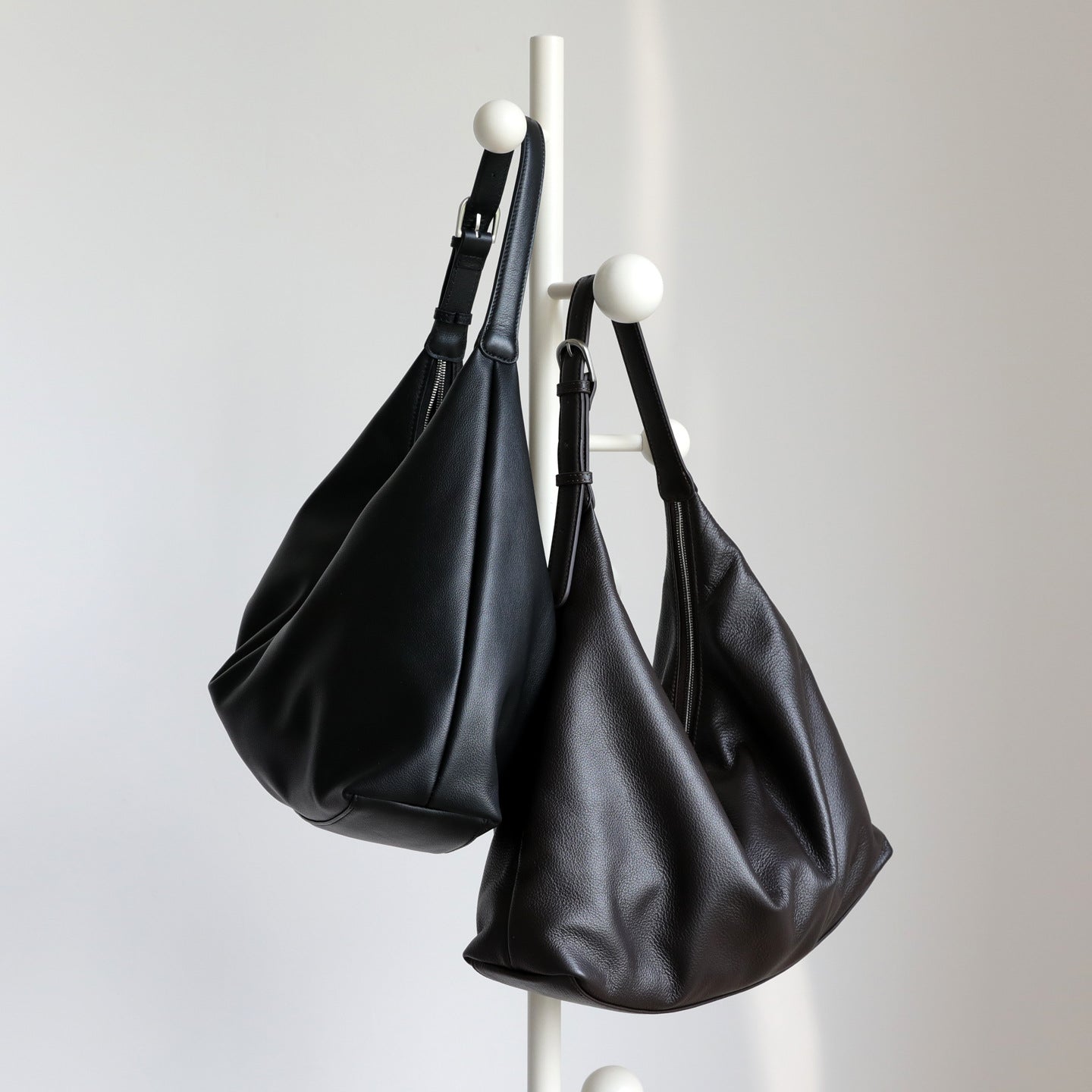 Borsa a tracolla versatile in pelle,