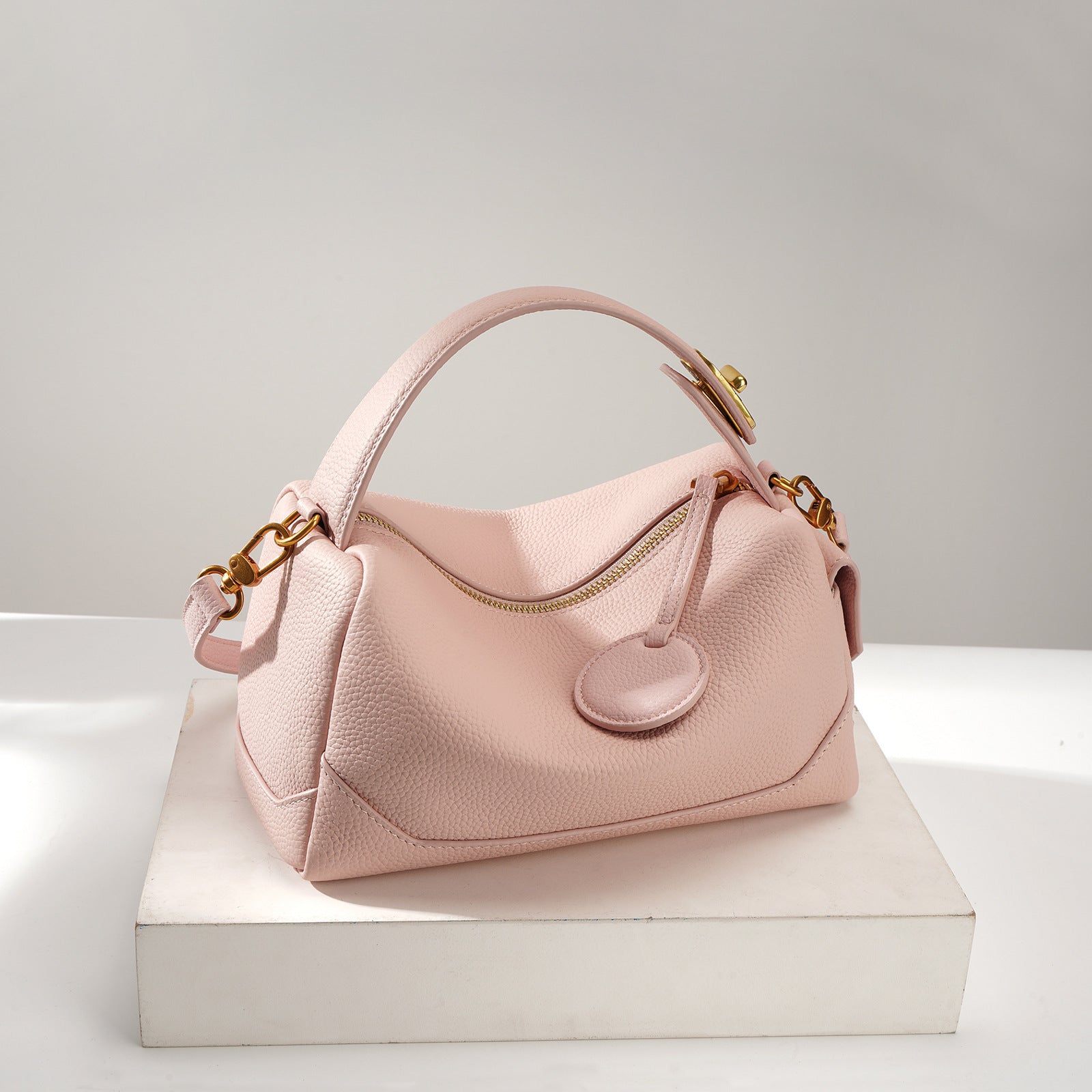 Borsa Pillow in Vera Pelle Bovina — Manico & Tracolla
