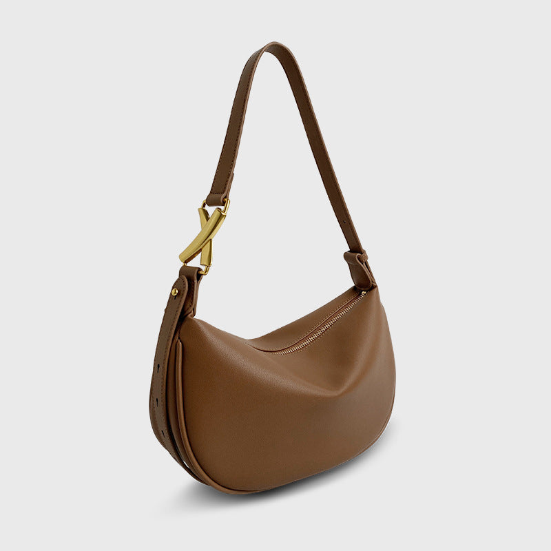 Borsa Dumpling in Vera Pelle Bovina — Tracolla Urban Chic