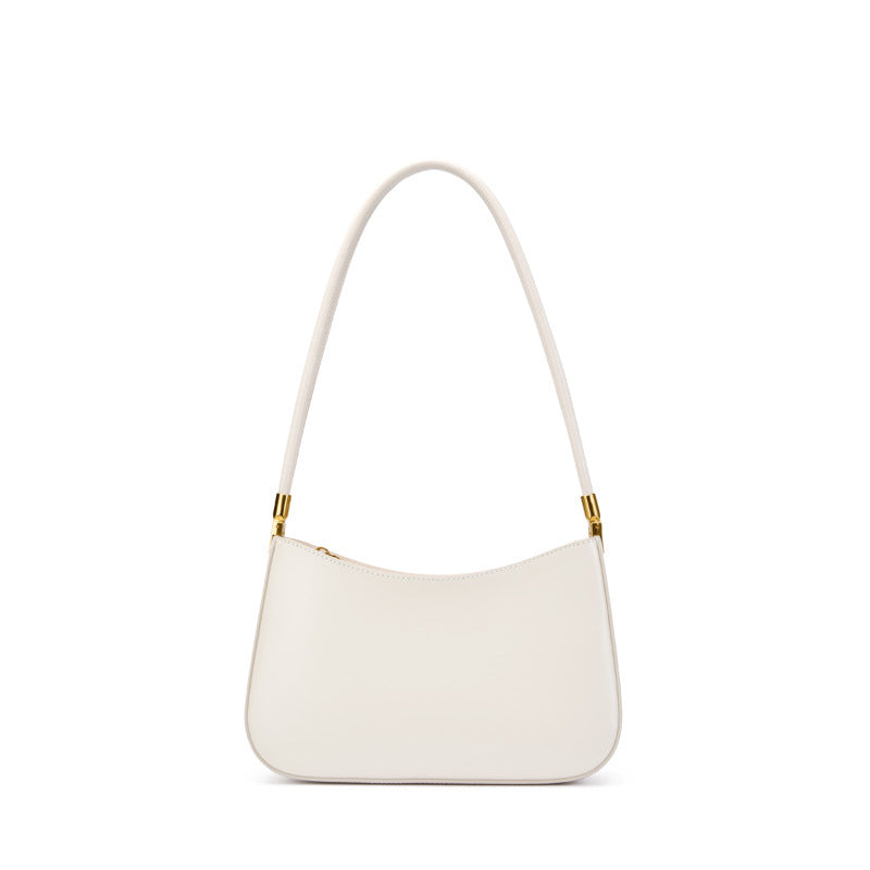 Borsa Baguette Ascellare in Vera Pelle Bovina — French Style Minimalista | AYA BORSE - AYA BORSE 