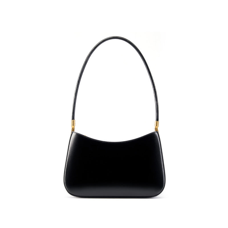 Borsa Baguette Ascellare in Vera Pelle Bovina — French Style Minimalista | AYA BORSE - AYA BORSE 