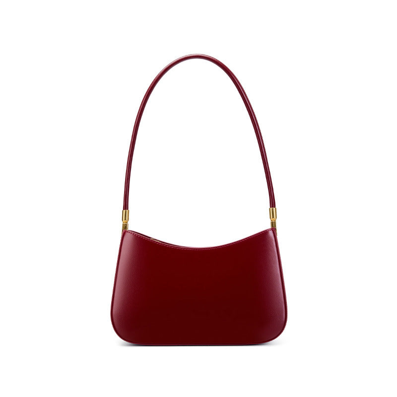 Borsa Baguette Ascellare in Vera Pelle Bovina — French Style Minimalista | AYA BORSE - AYA BORSE 