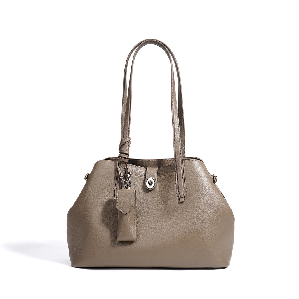 Borsa Bucket Ascellare in Vera Pelle Top Grain — Lusso Minimalista | AYA BORSE - AYA BORSE 