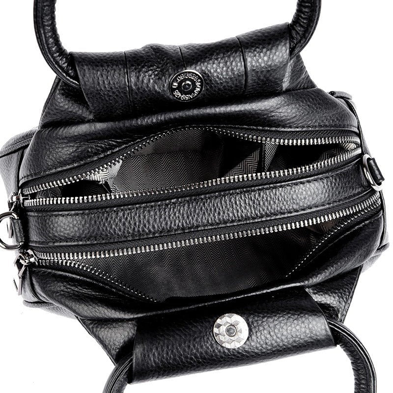 Elegante borsa da donna color grigio elefante, versatile e adatta anche a tracolla - AYA BORSE 