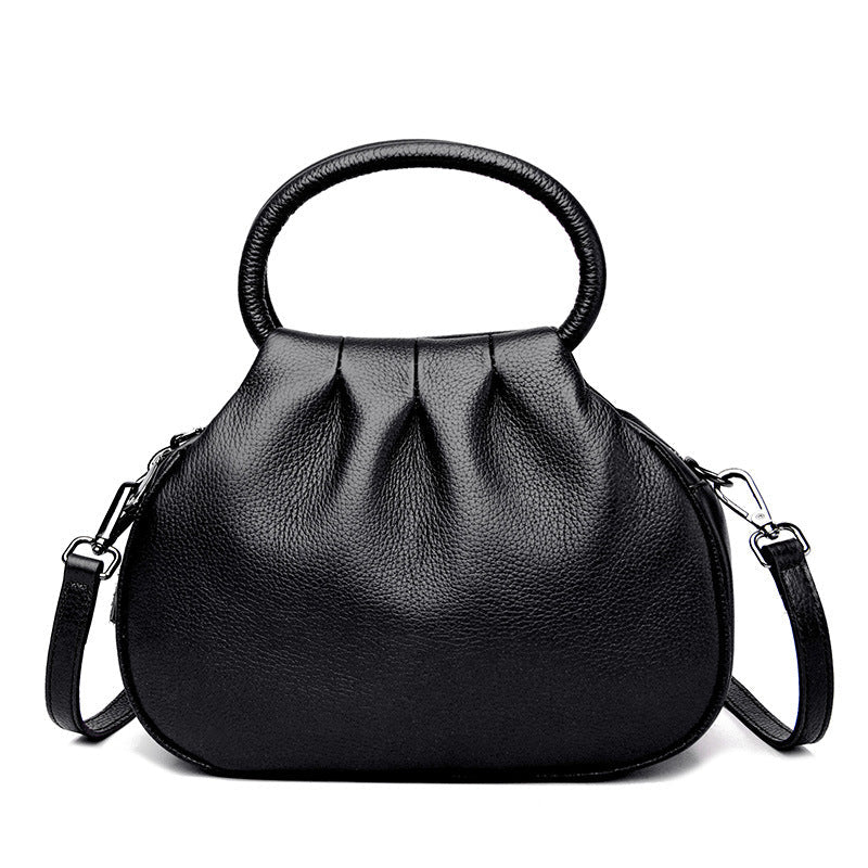 Elegante borsa da donna color grigio elefante, versatile e adatta anche a tracolla - AYA BORSE 