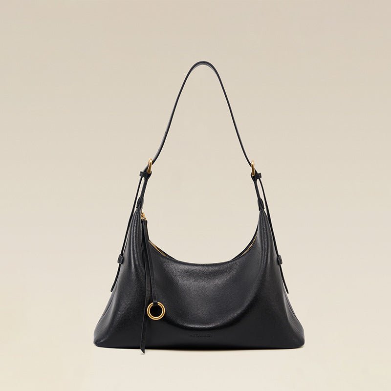 Borsa a tracolla sottobraccio in vera pelle di grande capacità - AYA BORSE