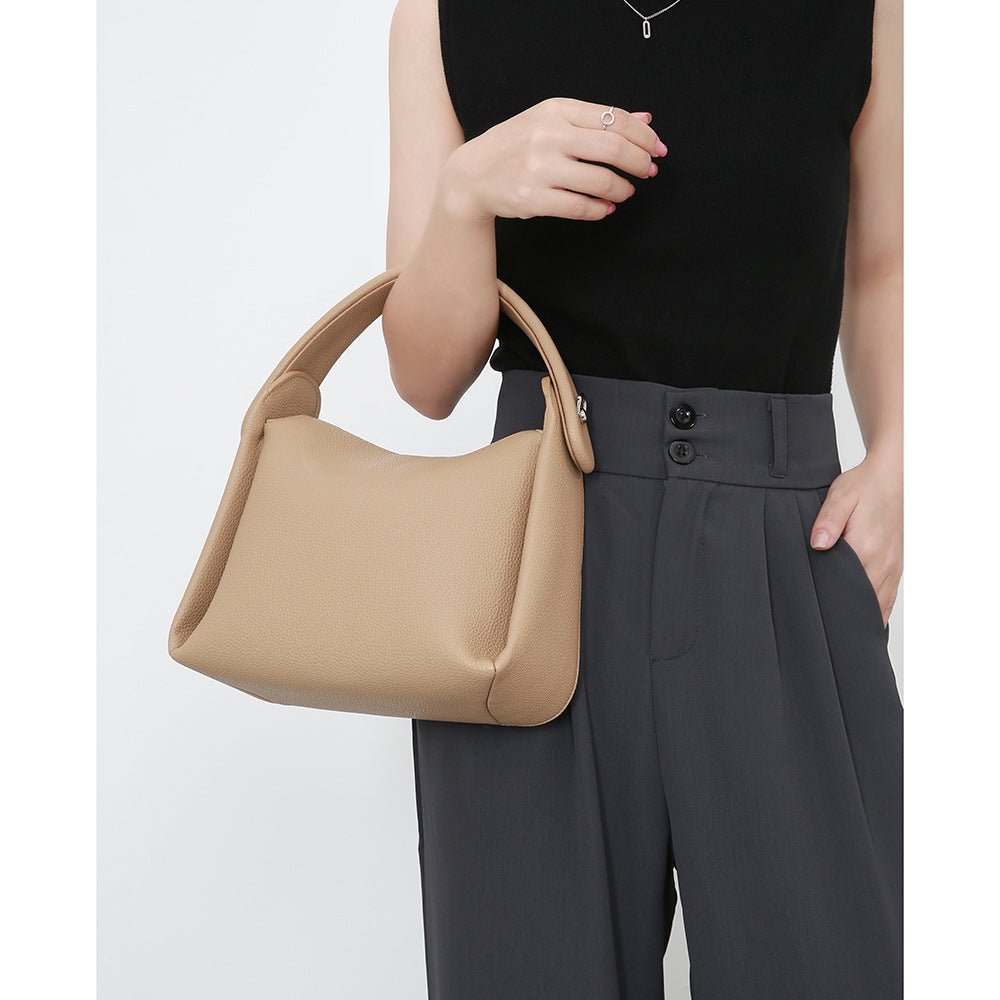 Borsa a tracolla minimalista e versatile in vera pelle - AYA BORSE
