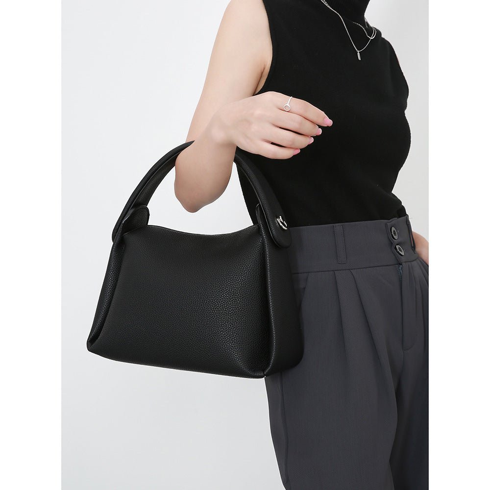 Borsa a tracolla minimalista e versatile in vera pelle - AYA BORSE