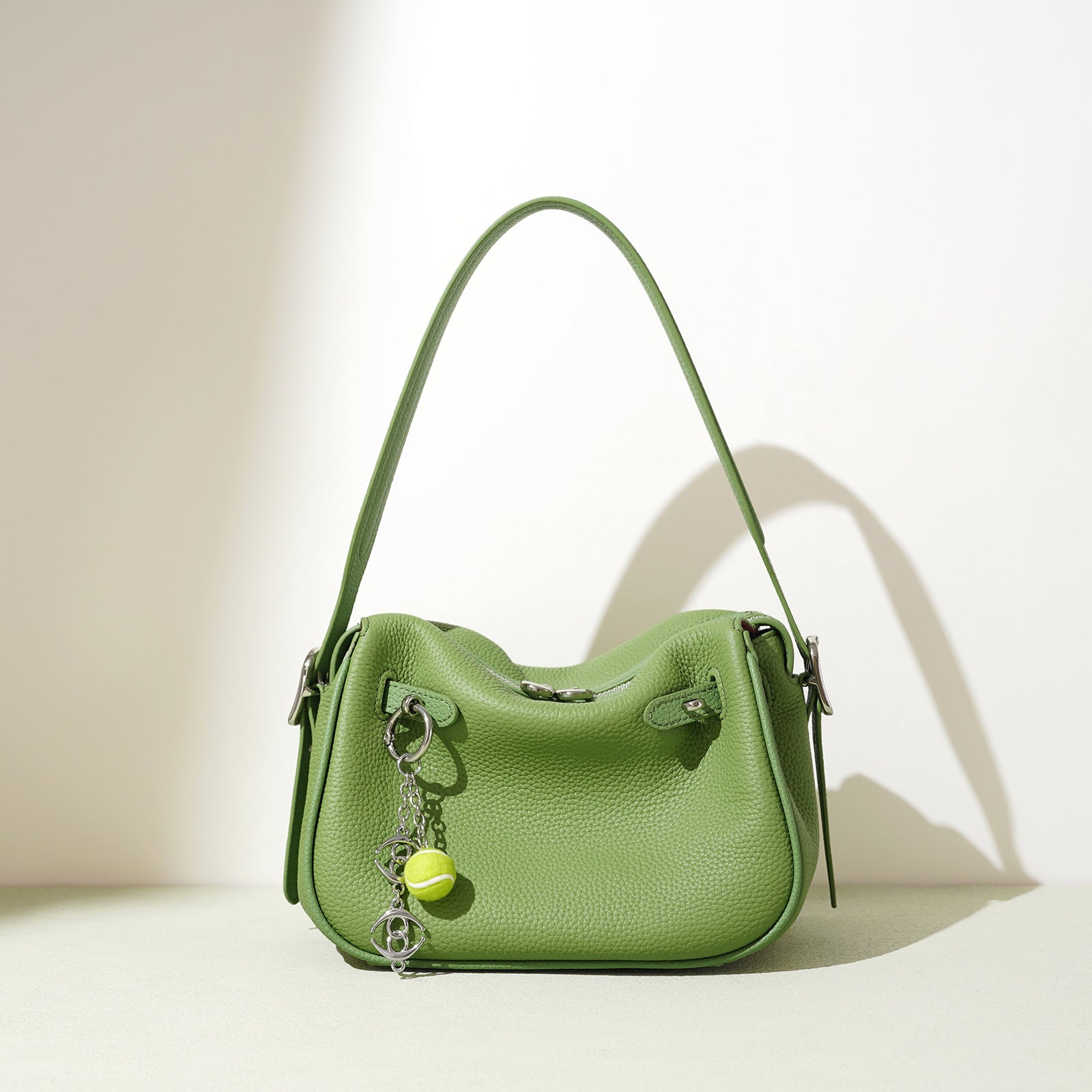 Borsa Hobo in Vera Pelle Pebbled  — Silhouette Morbida - AYA BORSE 