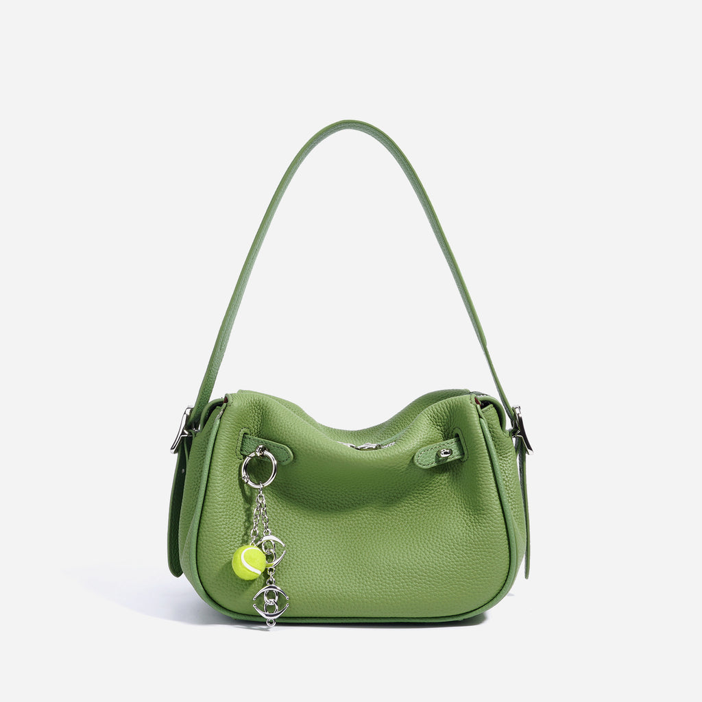 Borsa Hobo in Vera Pelle Pebbled  — Silhouette Morbida - AYA BORSE 