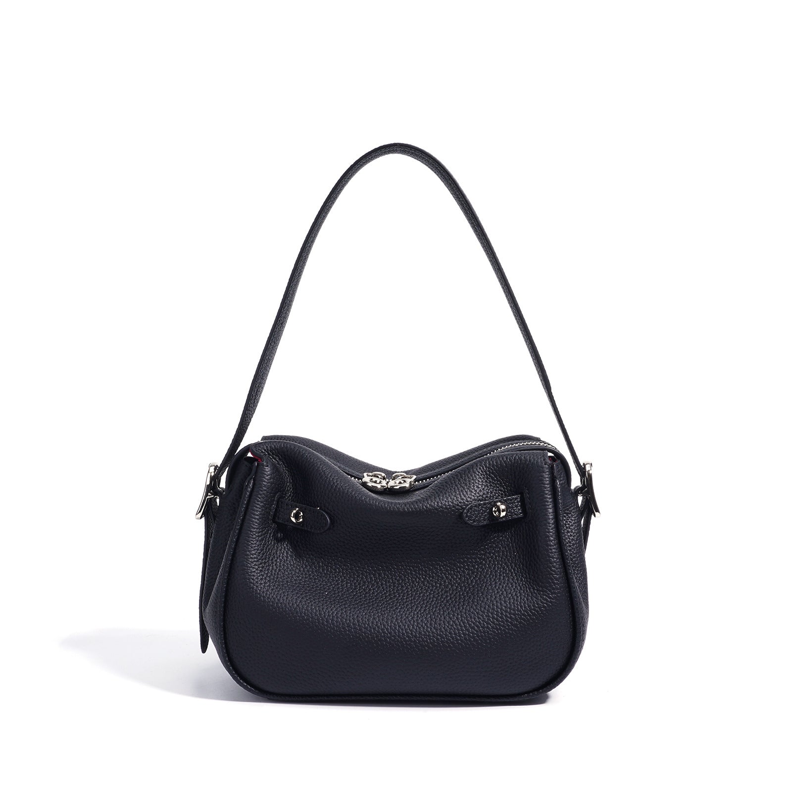 Borsa Hobo in Vera Pelle Pebbled  — Silhouette Morbida - AYA BORSE 