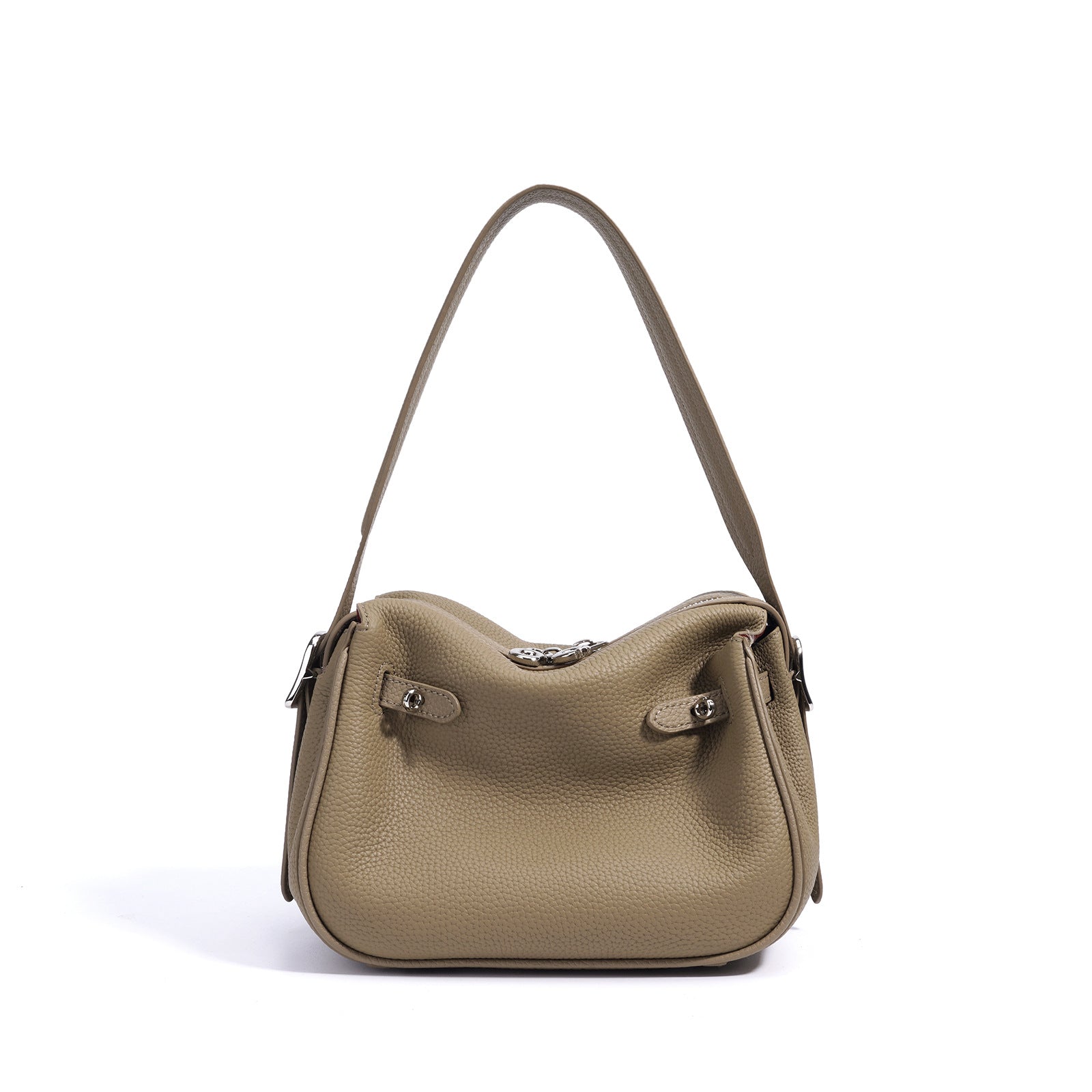 Borsa Hobo in Vera Pelle Pebbled  — Silhouette Morbida - AYA BORSE 