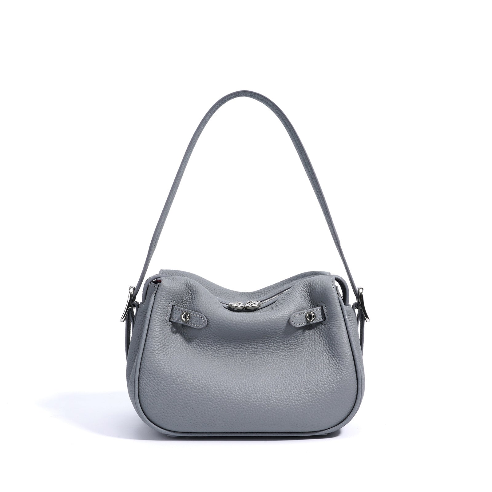 Borsa Hobo in Vera Pelle Pebbled  — Silhouette Morbida - AYA BORSE 
