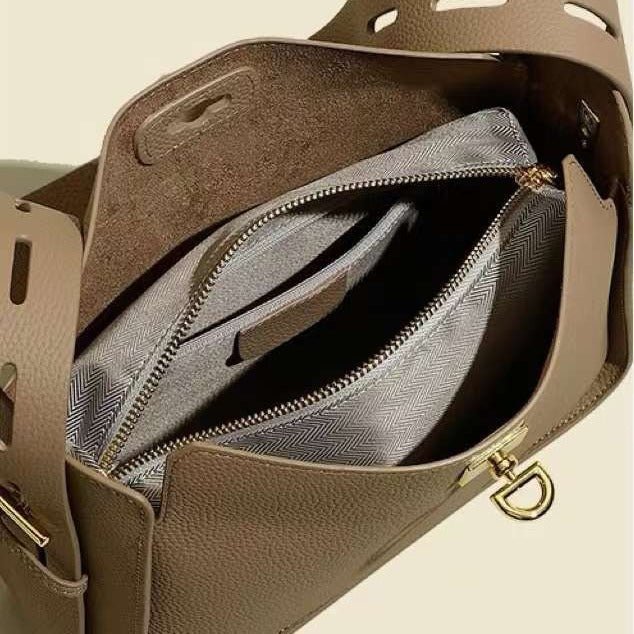 Borsa a tracolla in pelle. - AYA BORSE