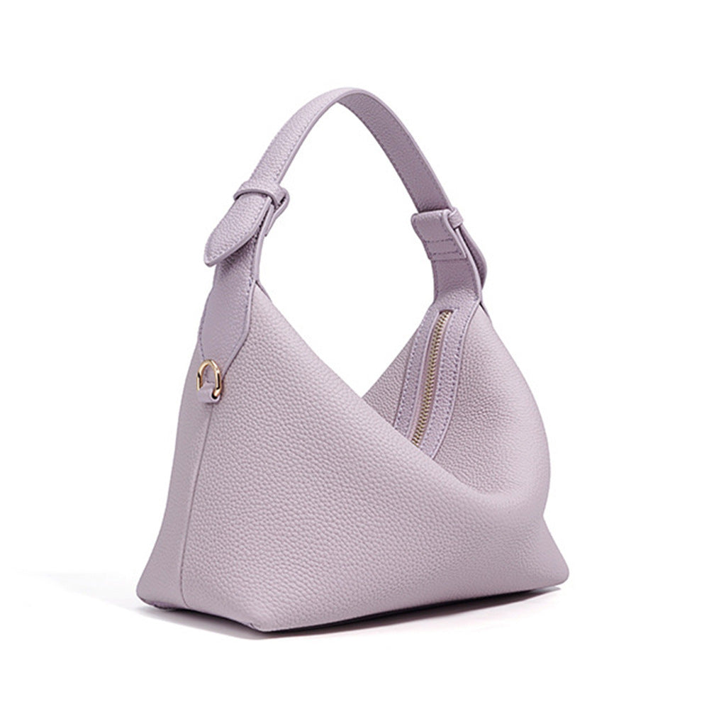 Borsa Hobo in Vera Pelle con Manico a Nodo — Minimal Chic - AYA BORSE 