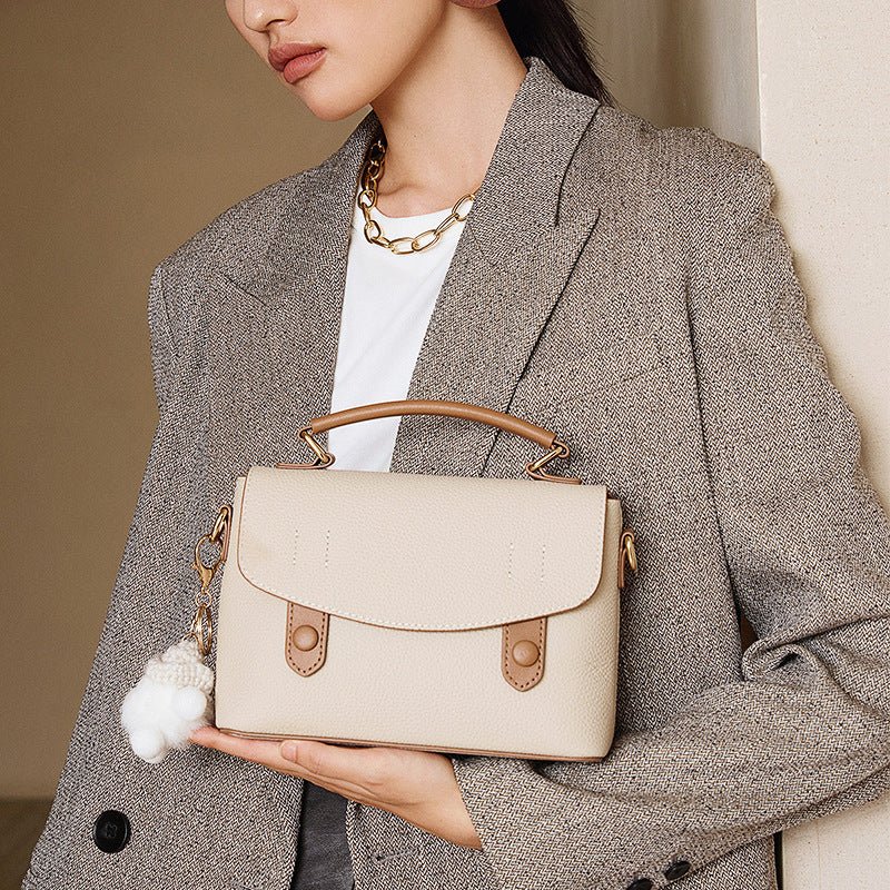 Borsa Cambridge da donna in pelle di vacchetta - AYA BORSE