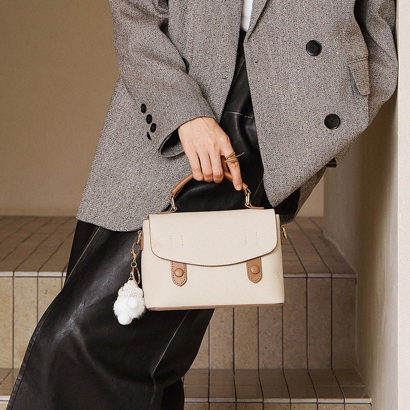 Borsa Cambridge da donna in pelle di vacchetta - AYA BORSE