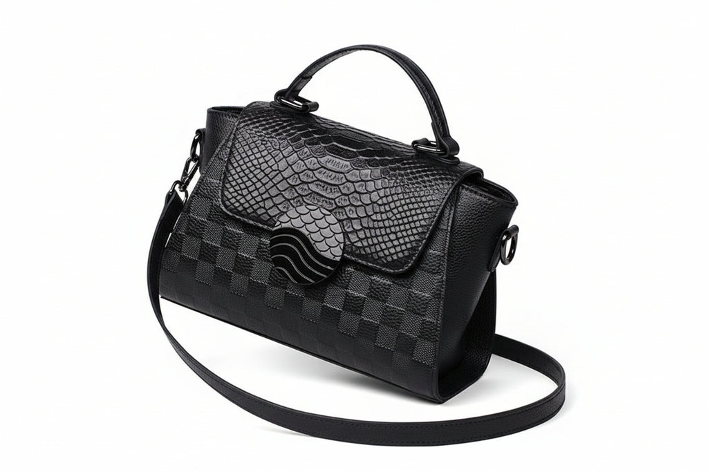 Borsa a tracolla da pendolare di grande,in vera pelle - AYA BORSE