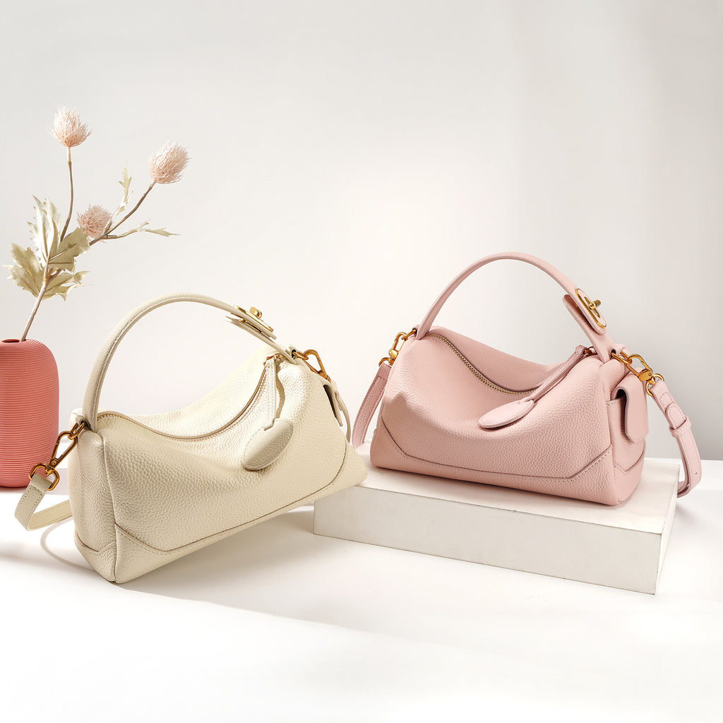 Borsa Pillow in Vera Pelle Bovina — Manico & Tracolla