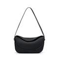 Borsa a Spalla in Vera Pelle Scalp Bovina — Tracolla Larga & Zip