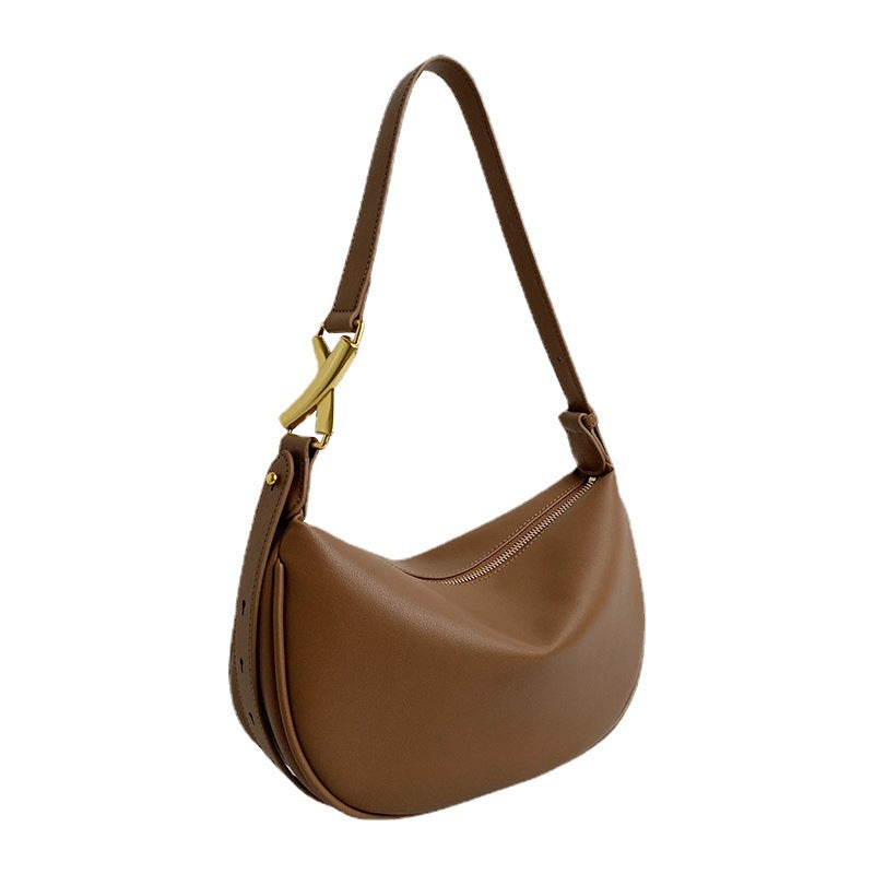 Borsa Dumpling in Vera Pelle Bovina — Tracolla Urban Chic