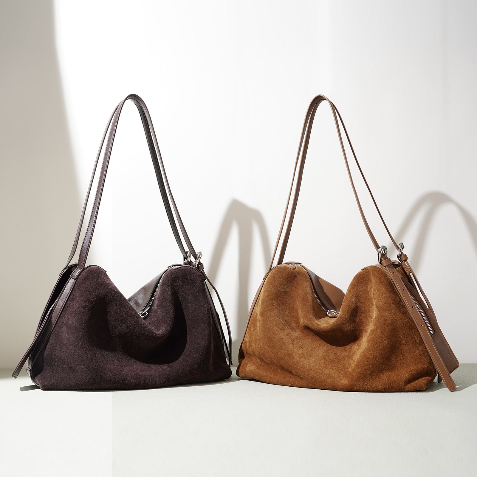 Borsa tote Boston monospalla di grande capacità, dallo stile vintage