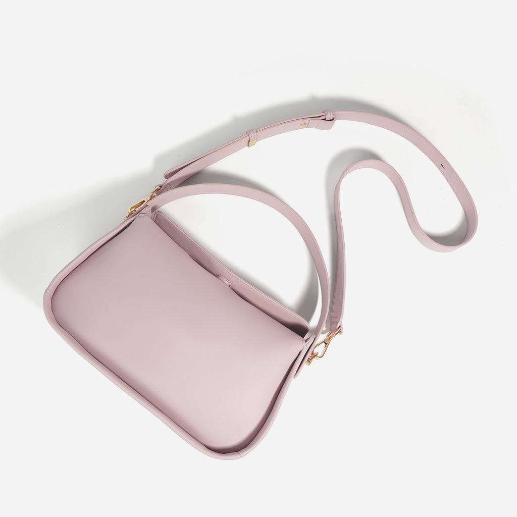 Borsa in Pelle Bovina — 3 Modi di Porto: Spalla, Mano & Tracolla