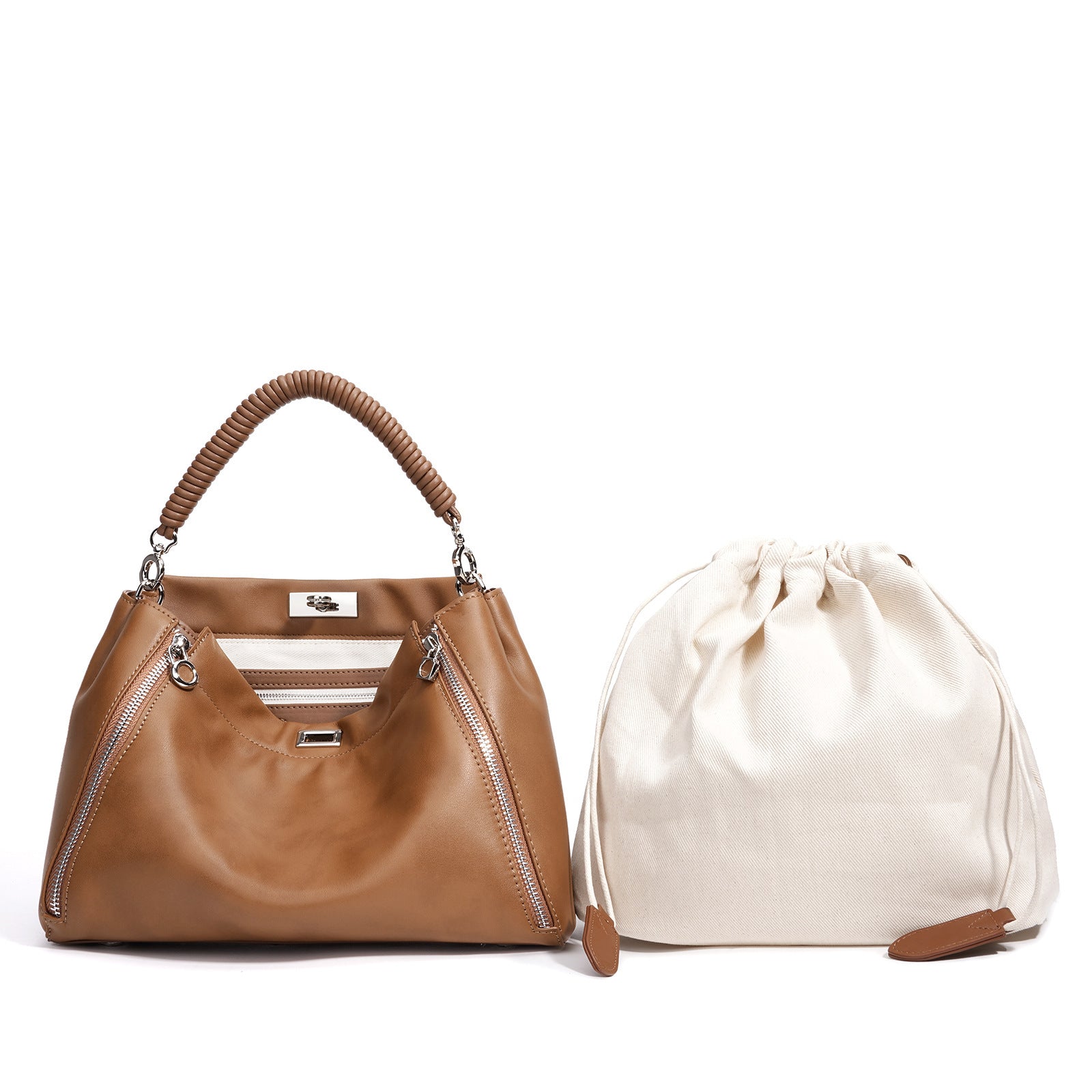 Borsa a tracolla da donna in vera pelle